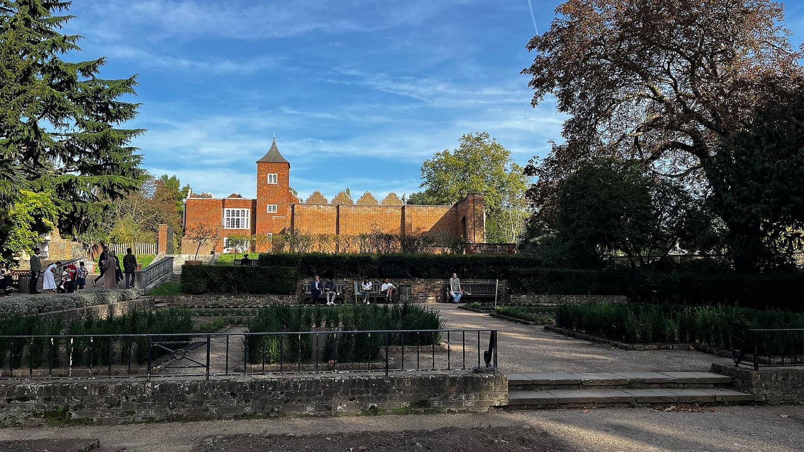 The Dutch Garden in front of Holland House, Holland Park